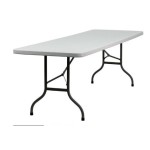 1800mm White Plastic Folding Table